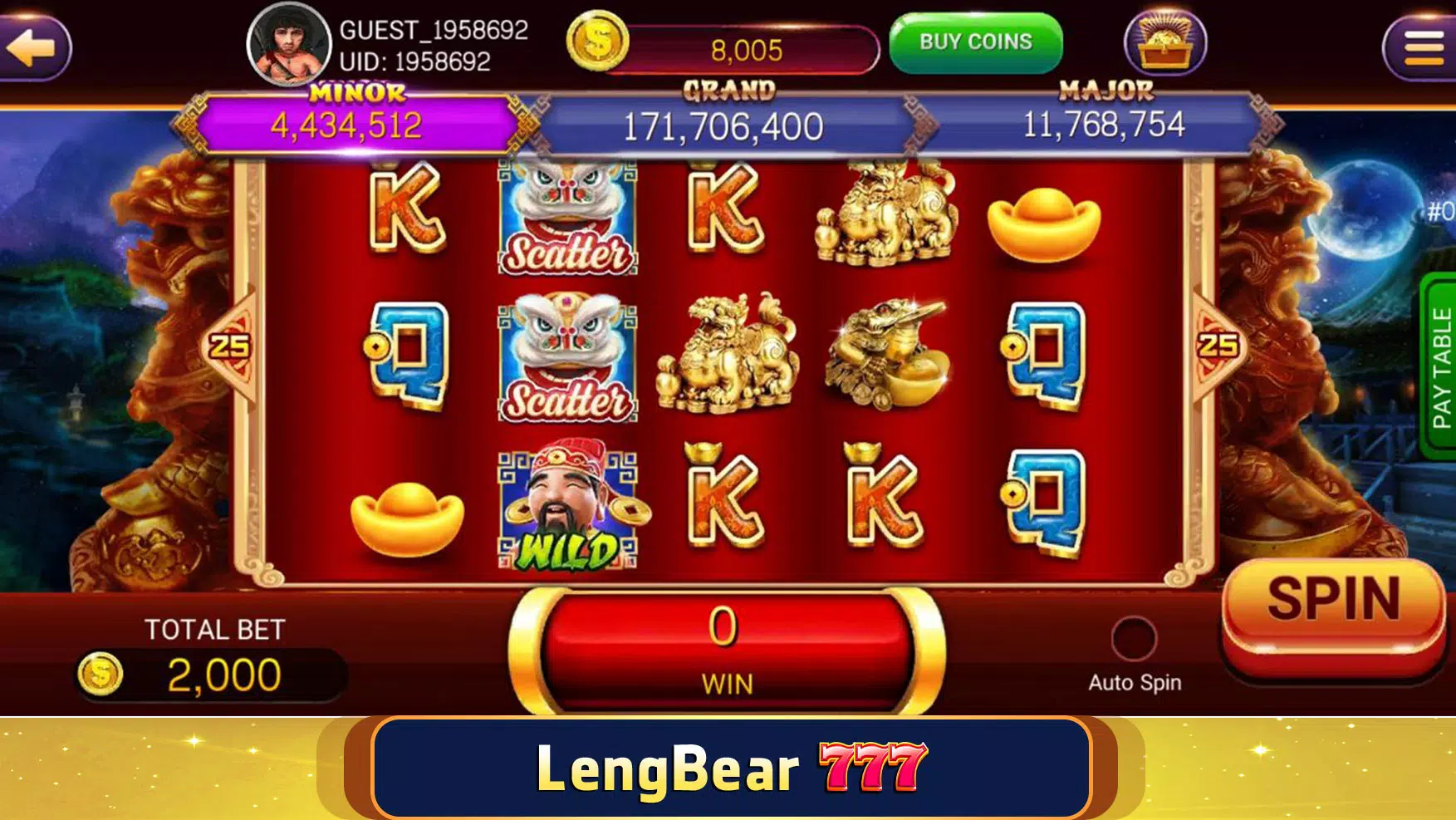 LengBear 777 - Khmer Games 스크린샷 0