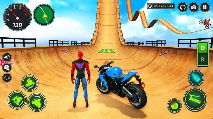 Superhero Bike Stunt Games GT Captura de pantalla 2