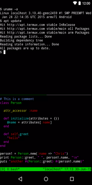 Termux Captura de pantalla 0