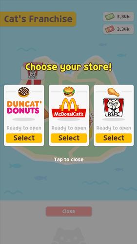 Cat diner: Franchise tycoon Screenshot 0