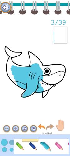Baby Shark Coloring Book Скриншот 0