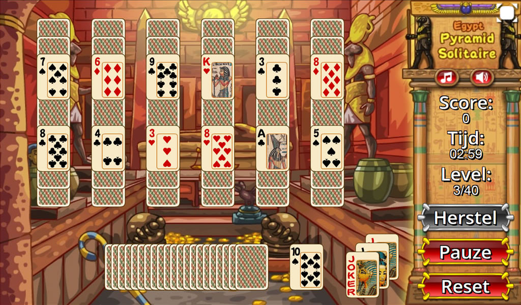 Egypt Pyramid Solitaire Tangkapan skrin 2