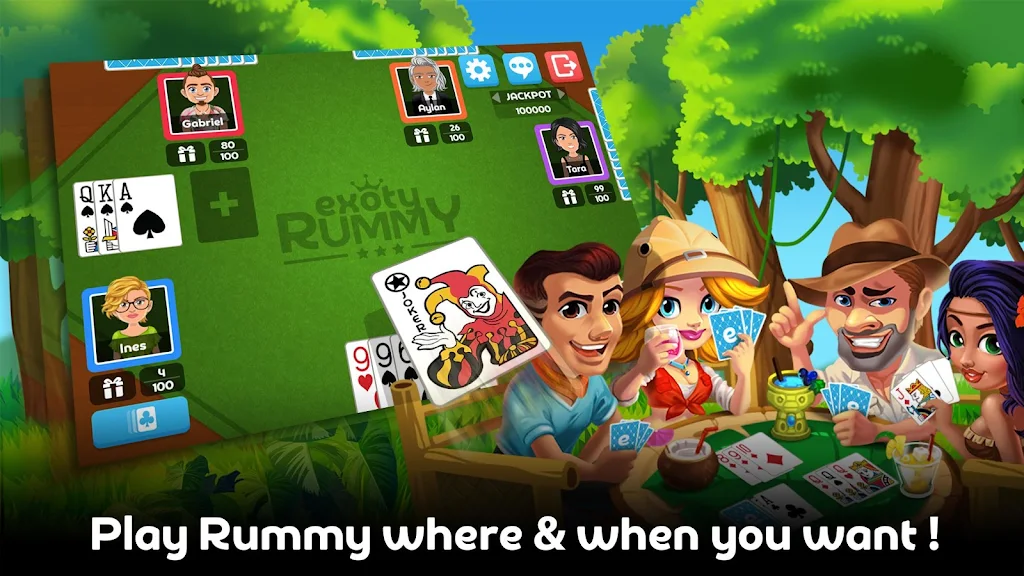 Multiplayer Rummy Game Captura de tela 0