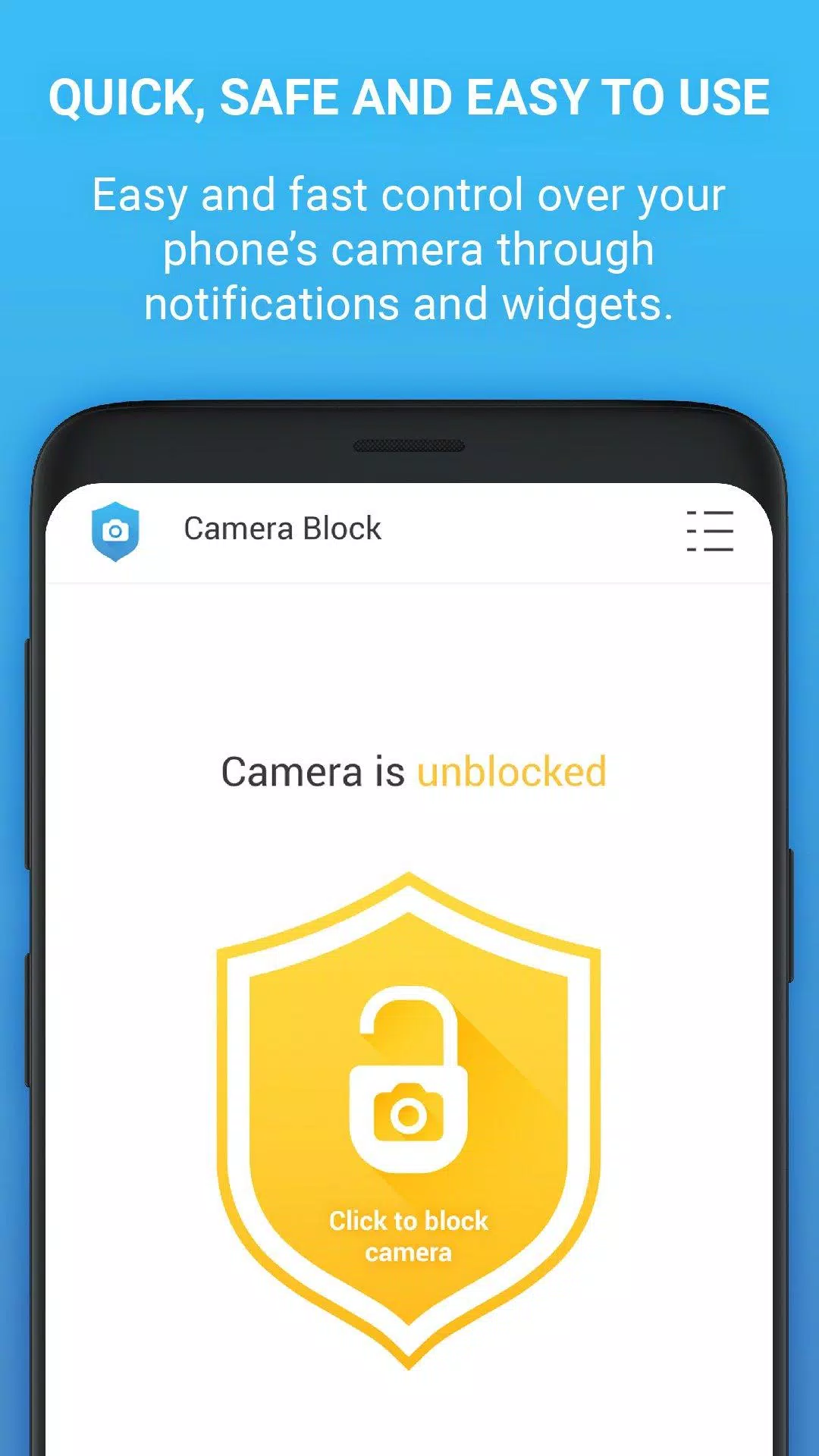 Schermata Camera Block 2