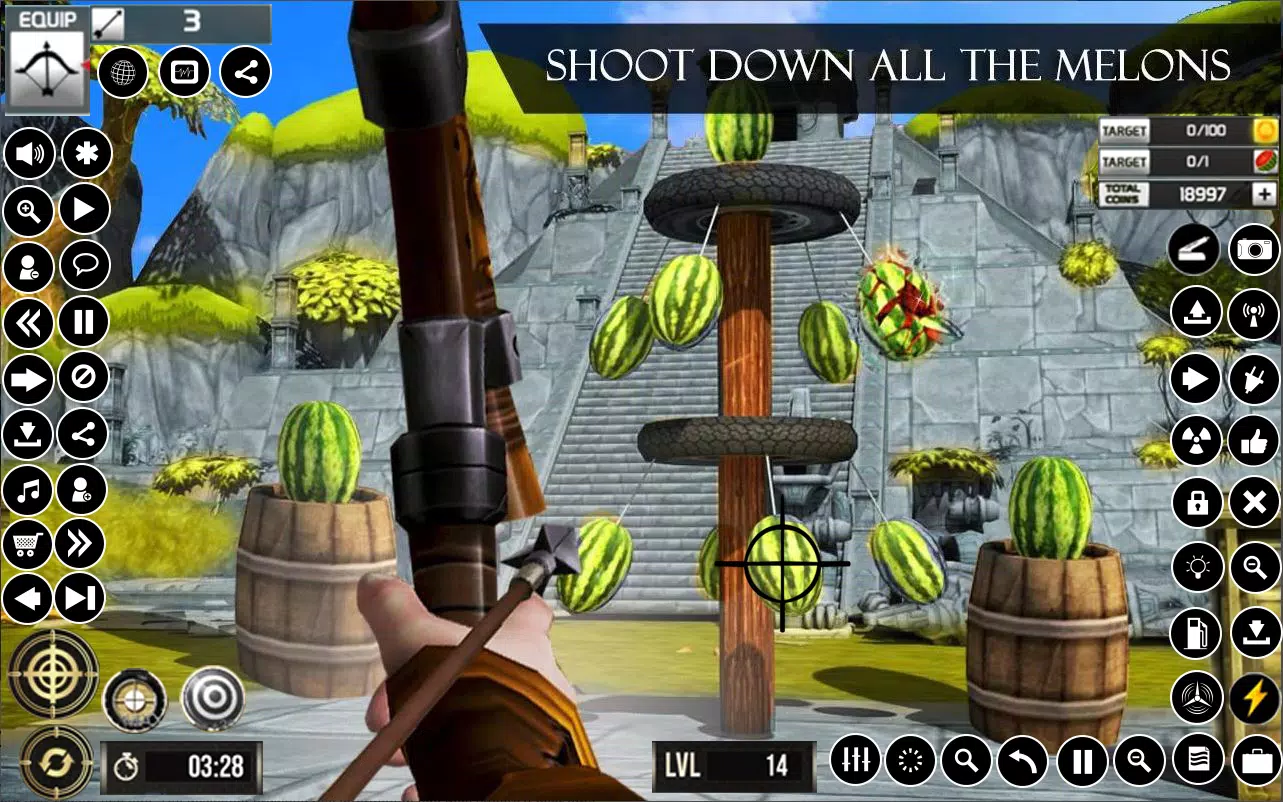 Watermelon Archery Games 3D Screenshot 0