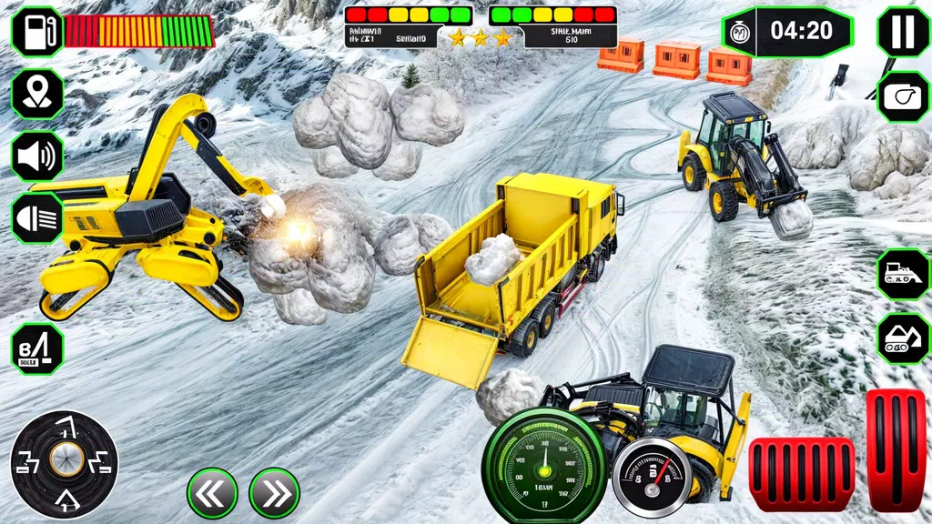 Real Heavy Snow Plow Truck Schermafbeelding 1