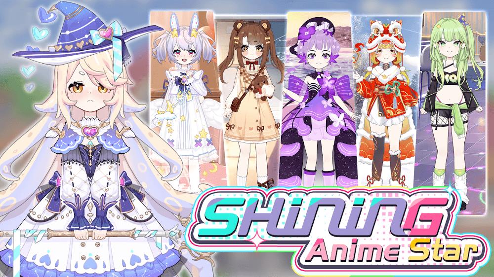 Dress Up! Shining Anime Star Ảnh chụp màn hình 0