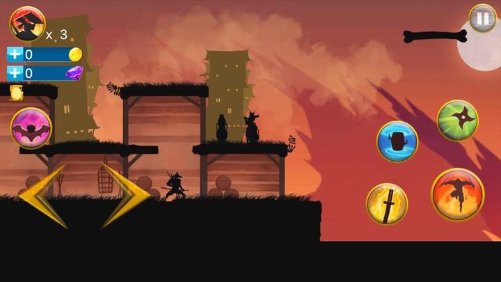 Shadow Samurai : Ninja Revenge Zrzut ekranu 2