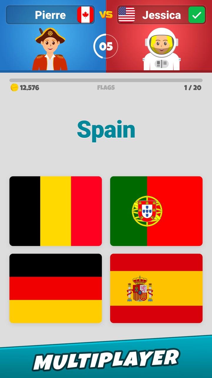 Flags of the World 2: Quiz Zrzut ekranu 2