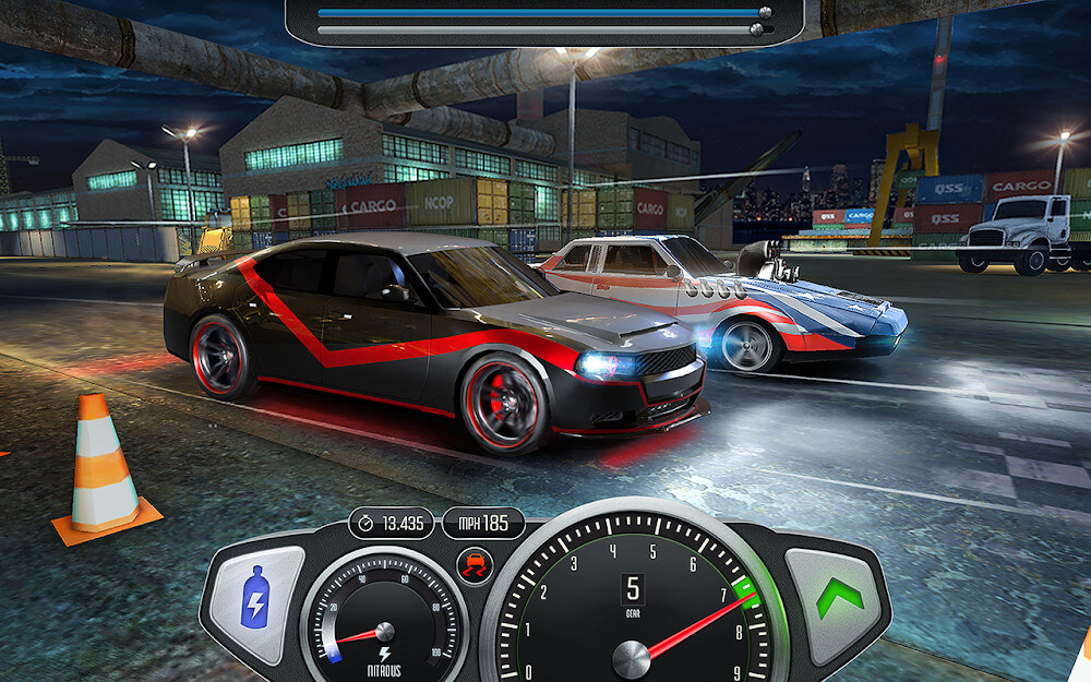 Top Speed: Drag & Fast Racing Mod Captura de pantalla 0