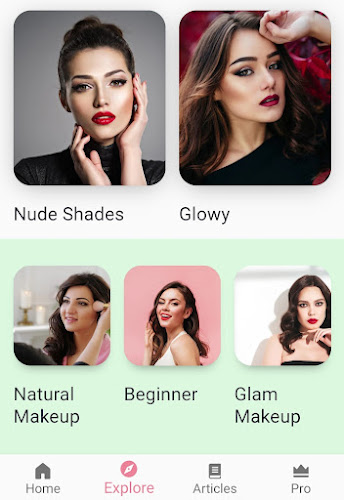 Makeup Tutorial App Capture d'écran 2