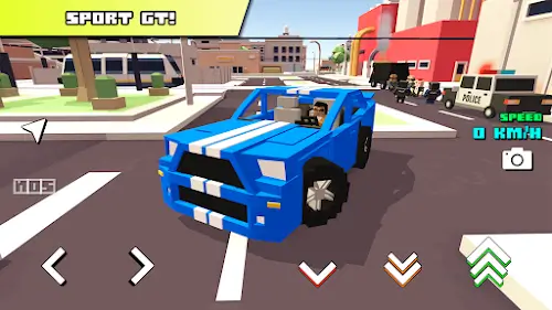 Blocky Car Racer Screenshot 0