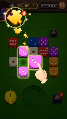 Dice Jigsaw Puzzle Captura de pantalla 1