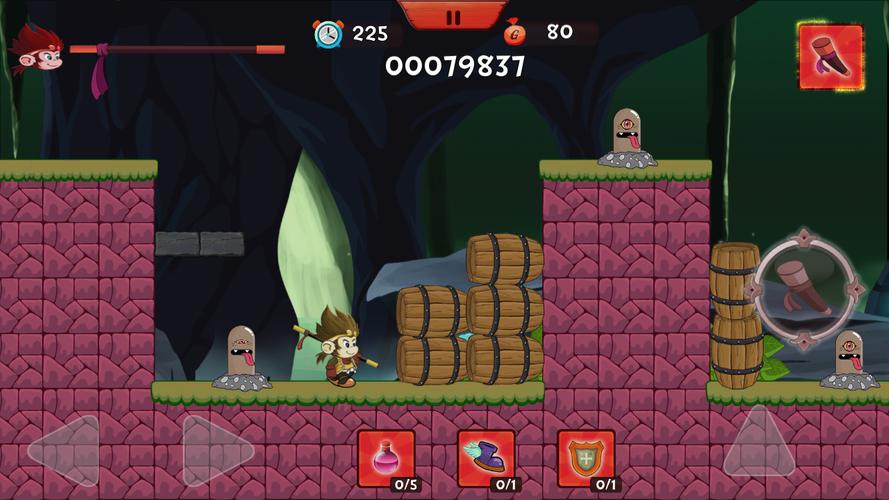 Willie the monkey king island スクリーンショット 1