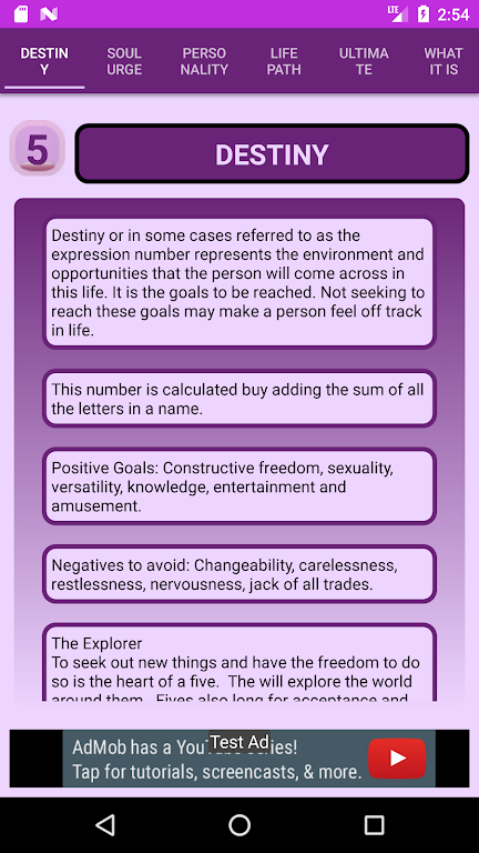 Pythagorean Numerology Calculator Tangkapan skrin 2