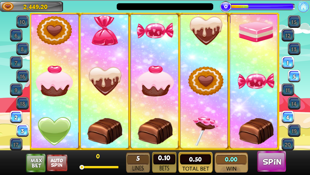 Candy Sweet Slot machine Capture d'écran 0