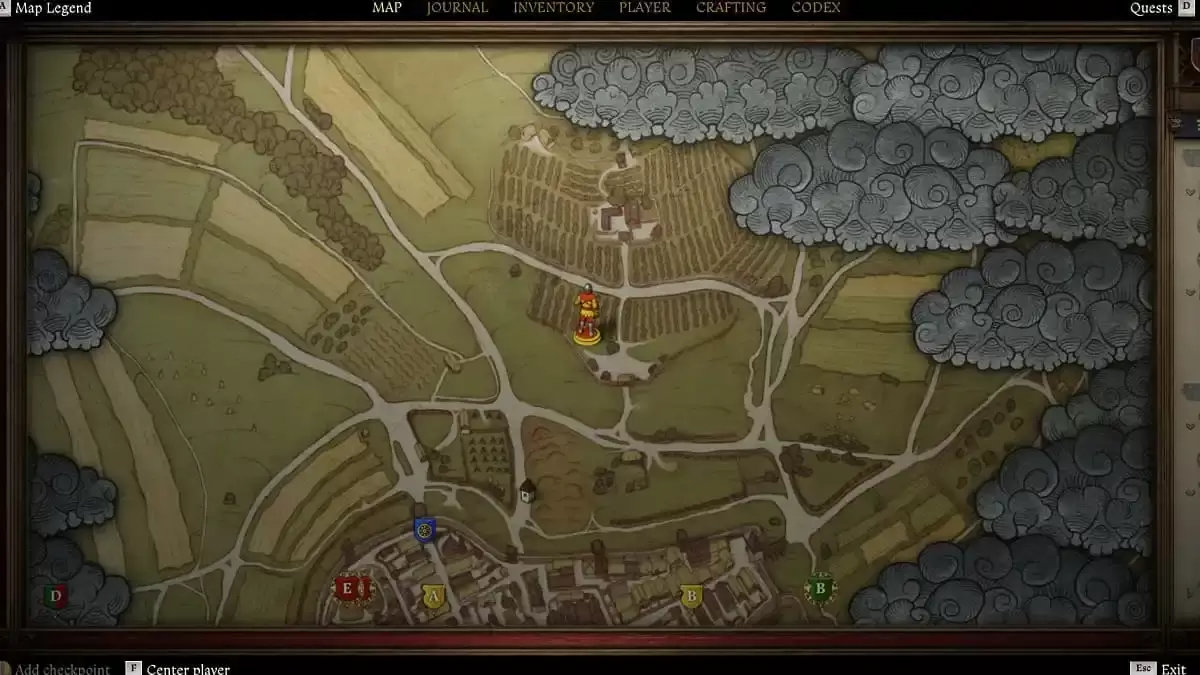 Exploring the vineyard in Kingdom Come Deliverance 2