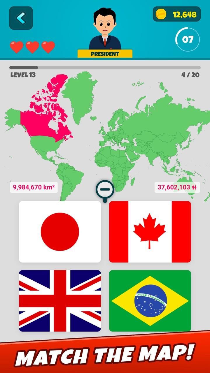 Flags of the World 2: Quiz স্ক্রিনশট 1