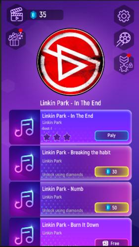 Linkin Park Tiles Rush -  Hop スクリーンショット 1
