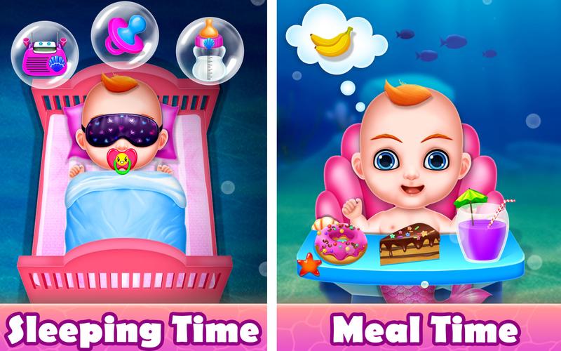 Mermaid Game: Newborn,Pregnant Captura de tela 2
