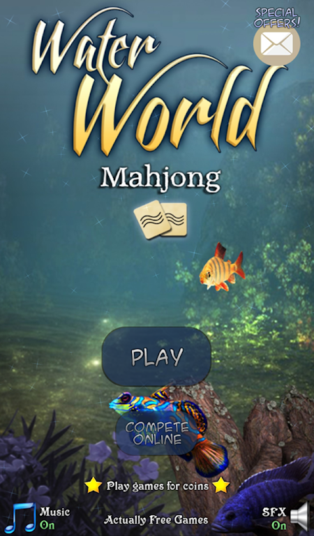 Hidden Mahjong: Underwater World ภาพหน้าจอ 0