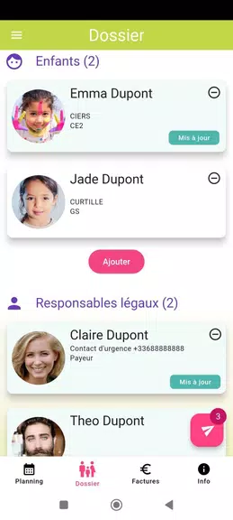 eTicket Famille Screenshot 2