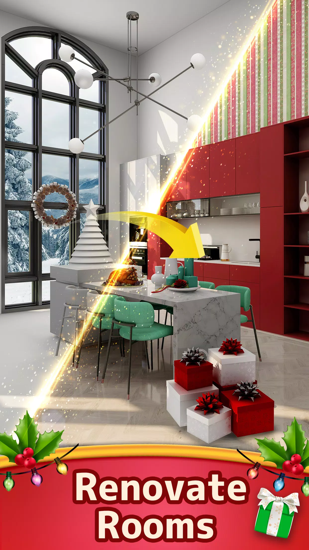 Christmas Match: Home Design Скриншот 1