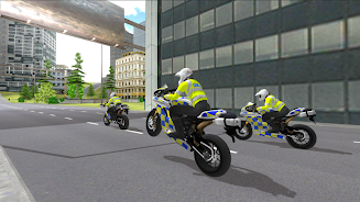 Police Motorbike Simulator 3D ဖန်သားပြင်ဓာတ်ပုံ 1