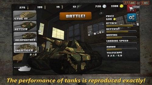 Attack on Tank : World Warfare Capture d'écran 2