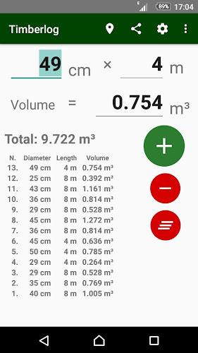 Timberlog - Timber calculator Captura de tela 2