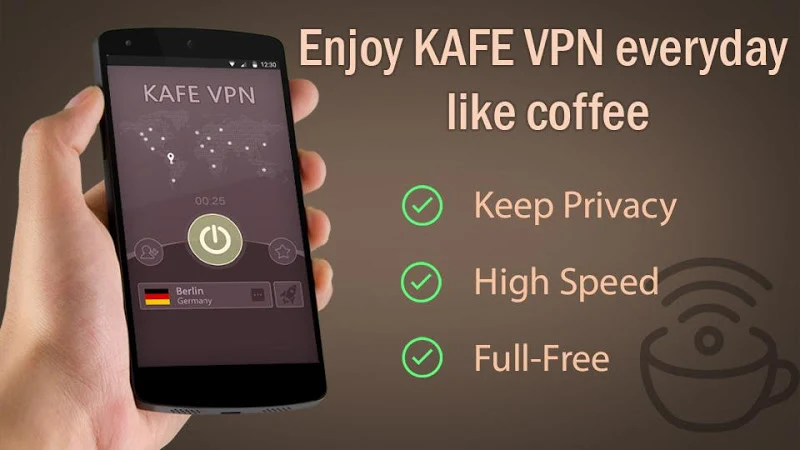 KAFE VPN - Fast & Secure VPN应用截图第0张