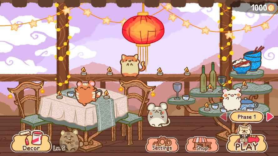 Cute Kawaii Restaurant Captura de tela 3