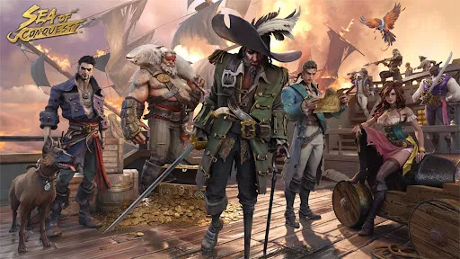 Sea of Conquest: Pirate War Ảnh chụp màn hình 1