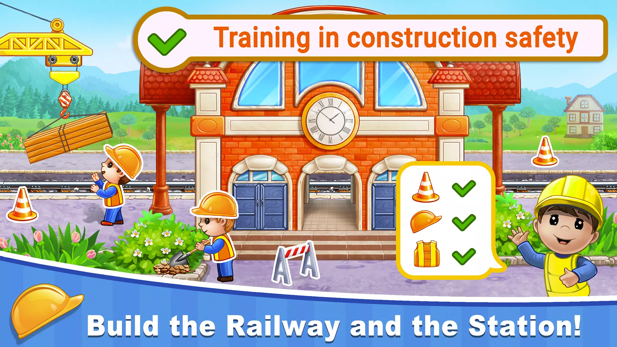 Train Games for Kids: station ภาพหน้าจอ 2