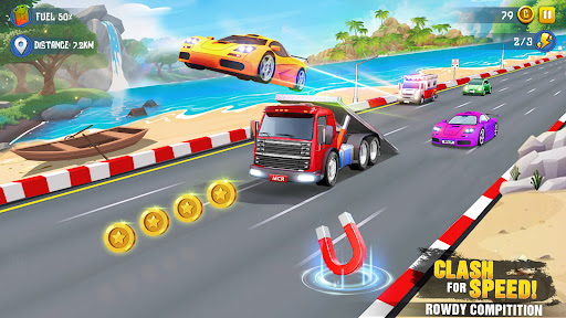 Mini Car Racing Game Offline Captura de pantalla 1