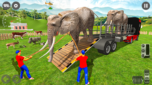 Animal transport Truck game 3d स्क्रीनशॉट 2