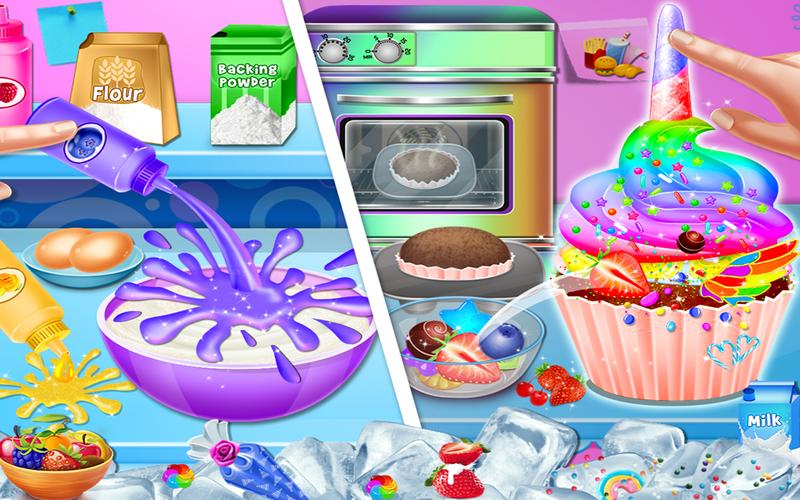 Rainbow Ice Cream Party Screenshot 1