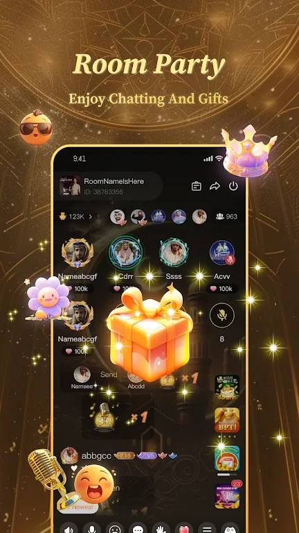 Sola - Group Voice Chat Rooms Captura de pantalla 0