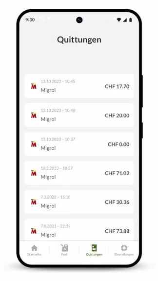 Migrolcard Screenshot 3