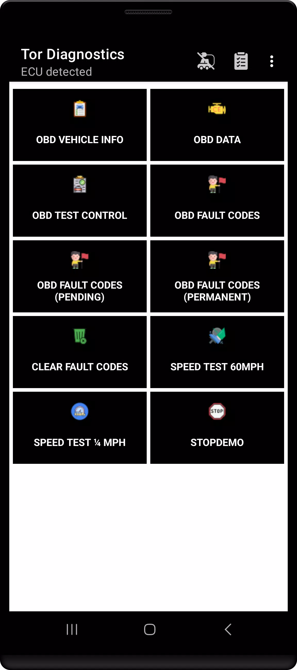 Tor OBD2 Diagnostics应用截图第1张