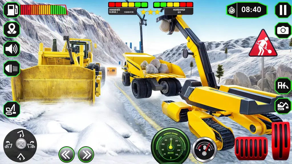 Real Heavy Snow Plow Truck Captura de tela 3