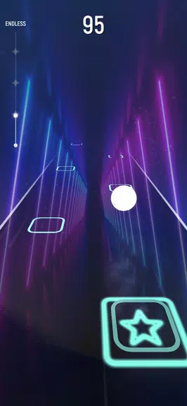 BTS Tiles Hop K-POP Neon Army Screenshot 1