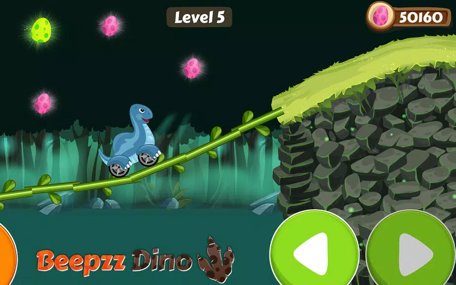 Car games for kids - Dino game स्क्रीनशॉट 2