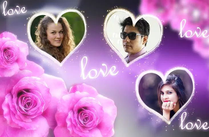 Love Photo frames Collage স্ক্রিনশট 0