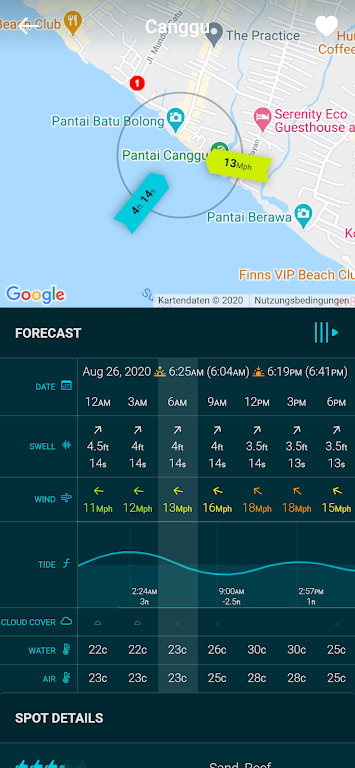 Spotadvisor Surf Forecast Capture d'écran 1