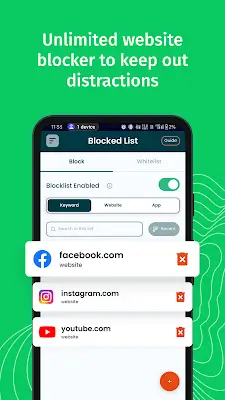 BlockerX: Porn Blocker/ NotFap Schermafbeelding 3