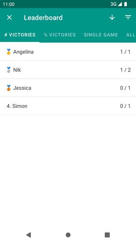 Yatzy Scoring Card スクリーンショット 3