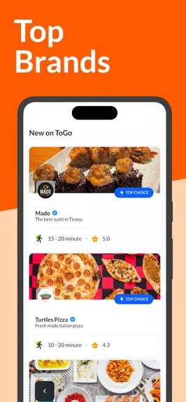 ToGo: Food Delivery應用截圖第3張