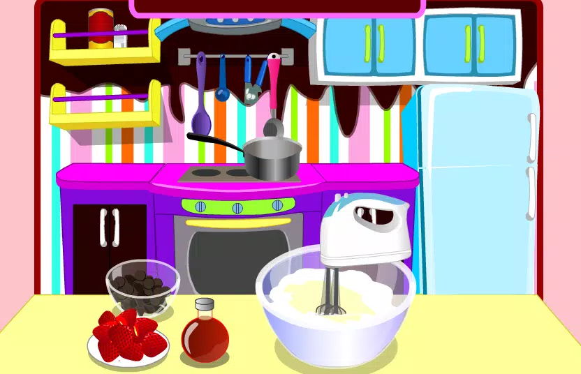 game cooking chocolate cream Ảnh chụp màn hình 3