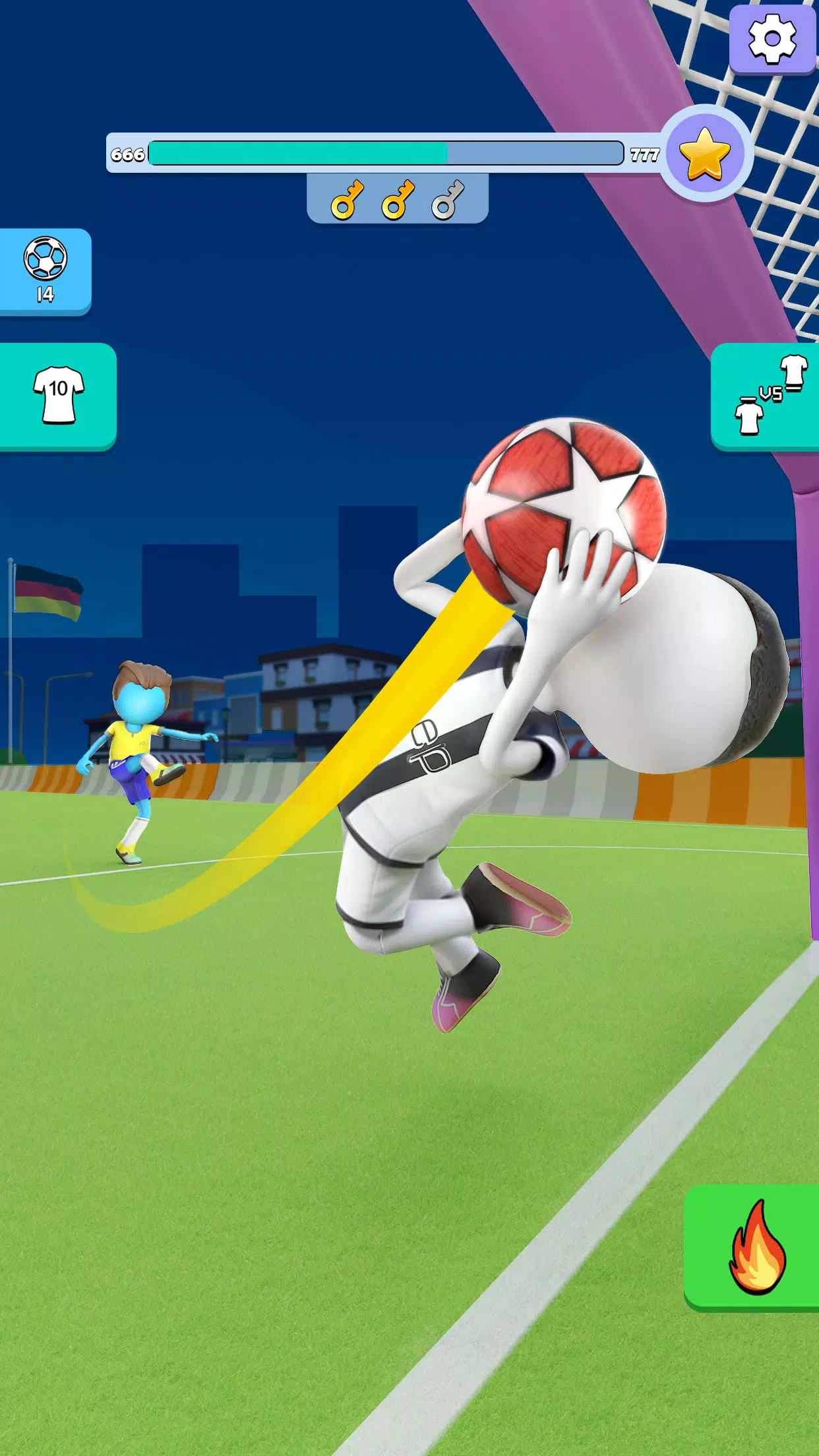 Kick It – Fun Soccer Game Ảnh chụp màn hình 3